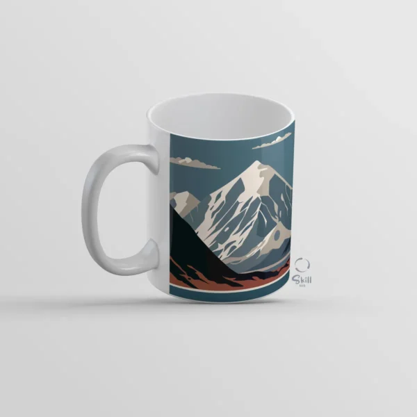 Taza Blanca 11oz Montañas Everest – ¡Naturaleza a tu alcance! - Image 3